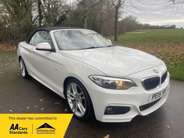2015 BMW 2 Series 220d M Sport 2dr CONVERTIBLE Diesel Manual