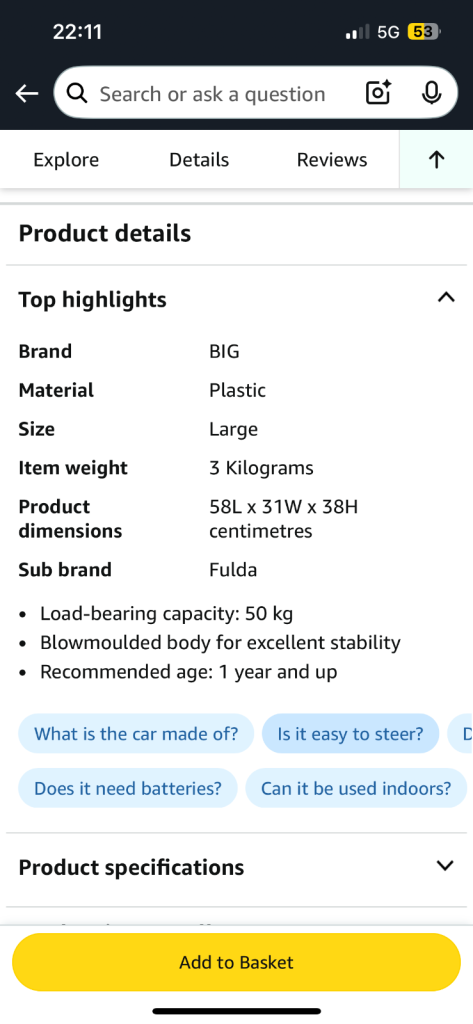 Toddler car Horn Steering