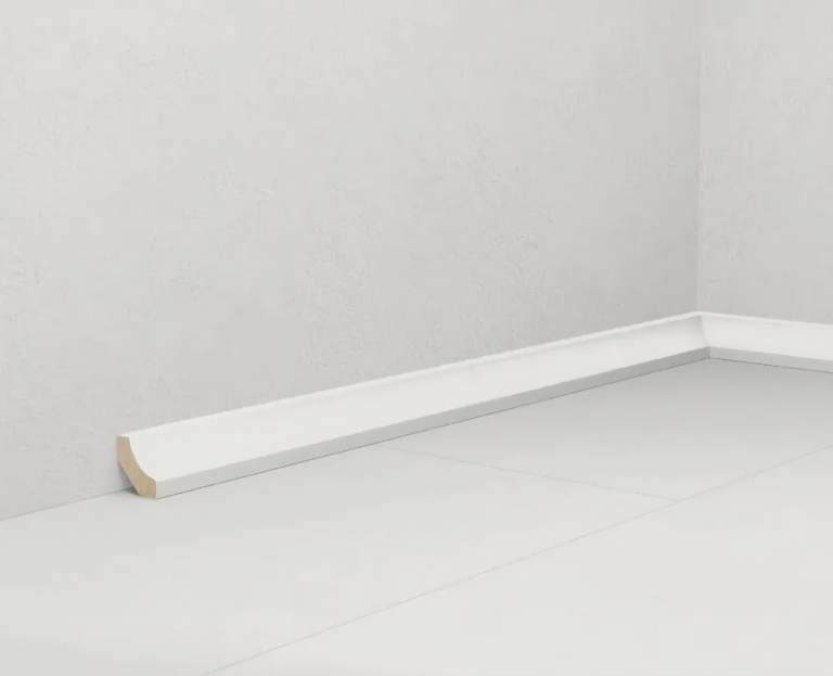 BRAND NEW Pack of 20 lengths Vitrex White Scotia Beading for laminate flooring 2.4 metre lengths 