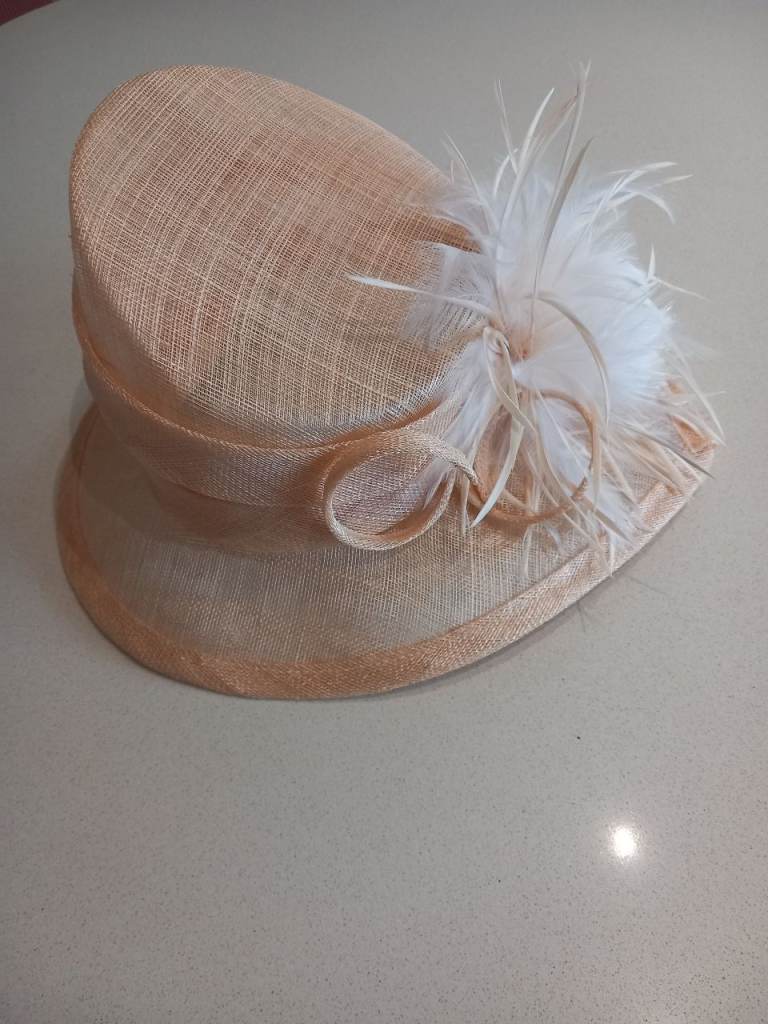 Mother of the Bride / Groom hat, Blush Pink