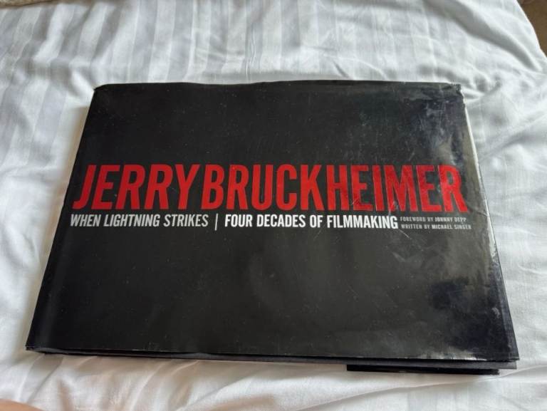 Jerry Bruckheimer Book - When Lightning Strikes, Four Decades of Filmaking - Large Book