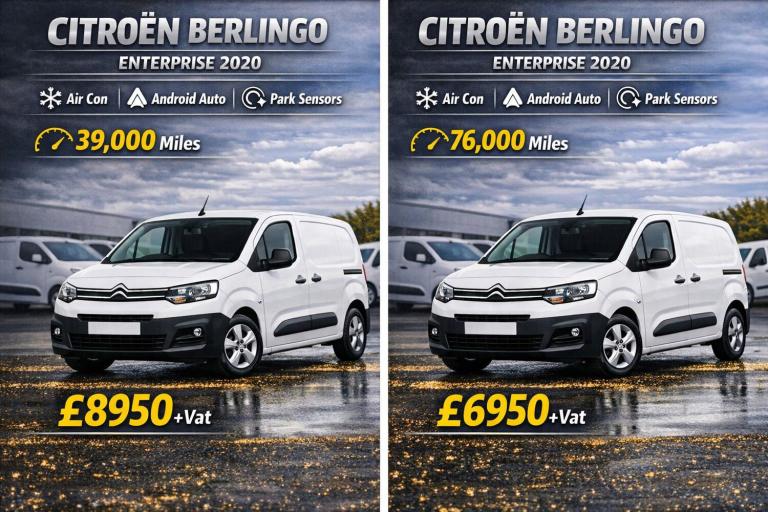 2020 Citroen Berlingo 1.5 BlueHDi 650Kg Enterprise 75ps PANEL VAN Diesel Manual