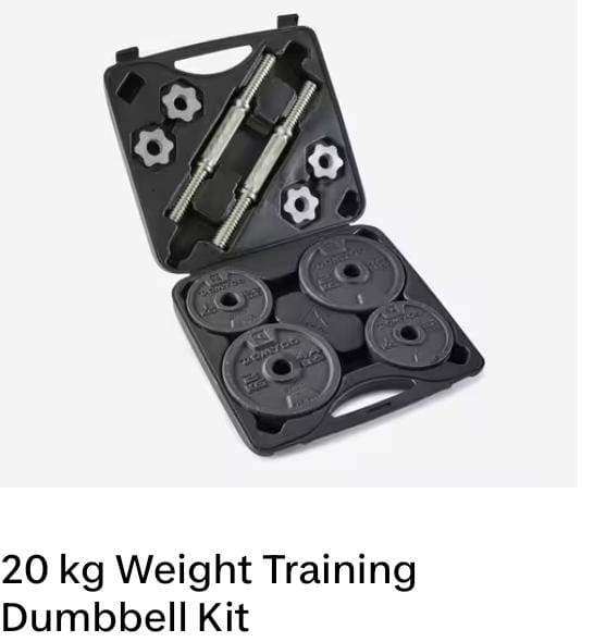 Dumbell kit - 20 kg