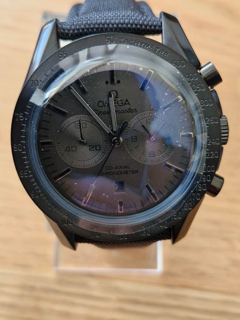 Omega Speedmaster Chronometer Watch - Black, Good Condition