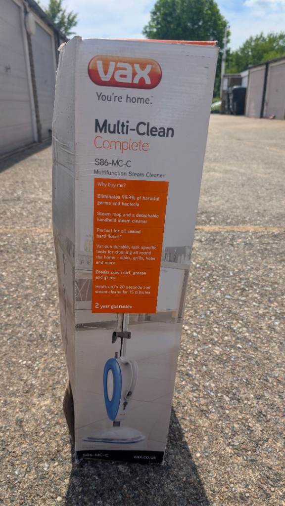 Vax Multi-Clean Complete Multifunction Steam Cleaner S86-MC-C | 2-in-1 Mop & Handheld