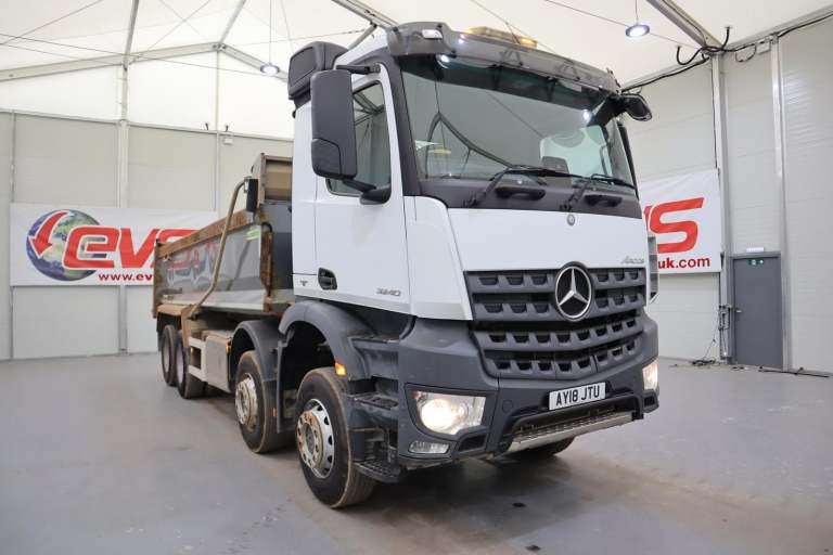 2018 (18 PLATE) Mercedes Benz Arocs 3240 8x4 Euro 6 Tippers