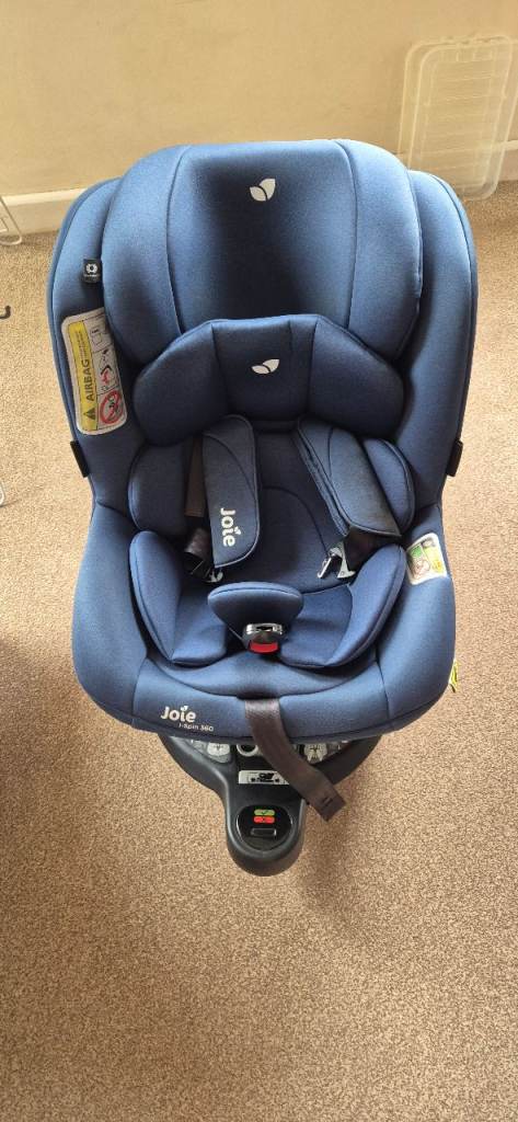 * SOLD***Joie i-Spin 360 Car Seat - Navy Blue, Good Condition