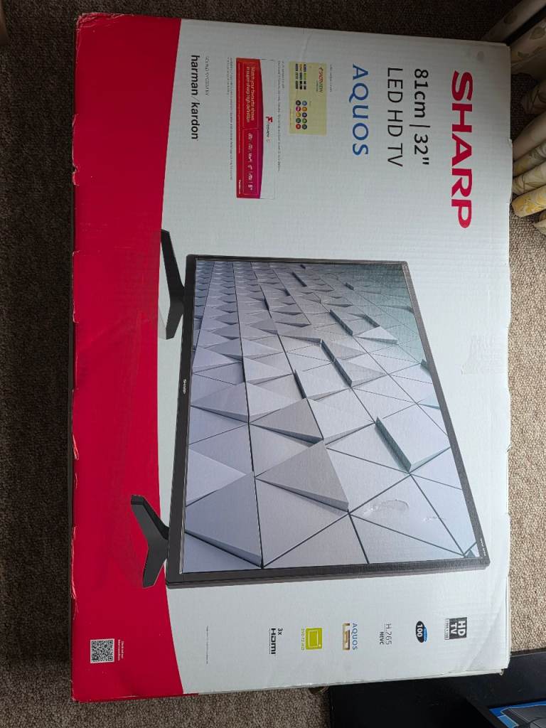 SHARP 32" LED HD AQUOS TV 