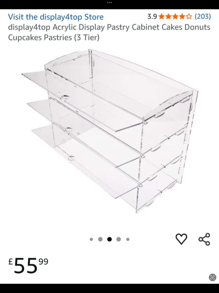 Display stand for shop/stall (never used, in box)