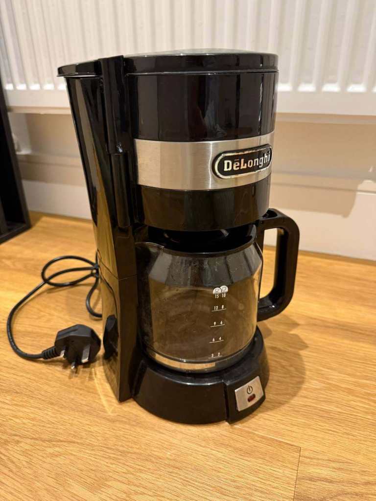 image for De'Longhi Filter Drip Coffee Machine 1.25 Liters ICM15210.1 Black Good Condition