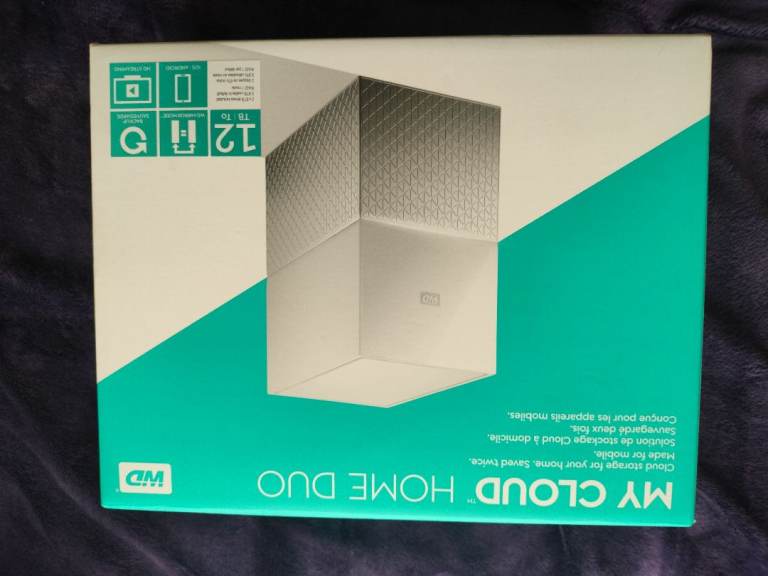 WD My Cloud Home Duo 12TB External Hard Drive