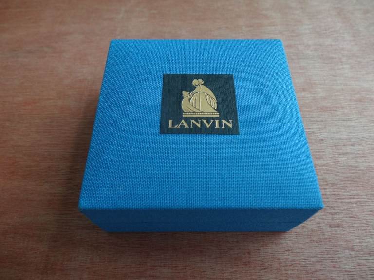 New Lanvin Square Logo-engraved Cufflinks,
