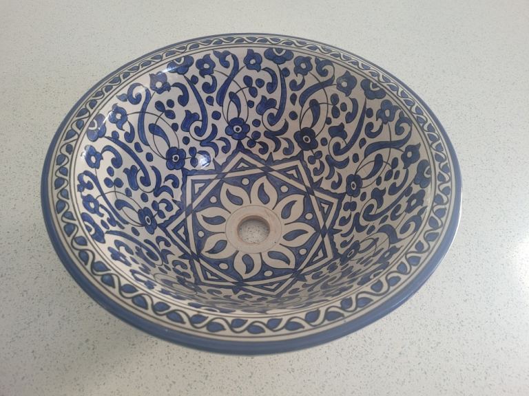 Moroccan ceramic bowl.