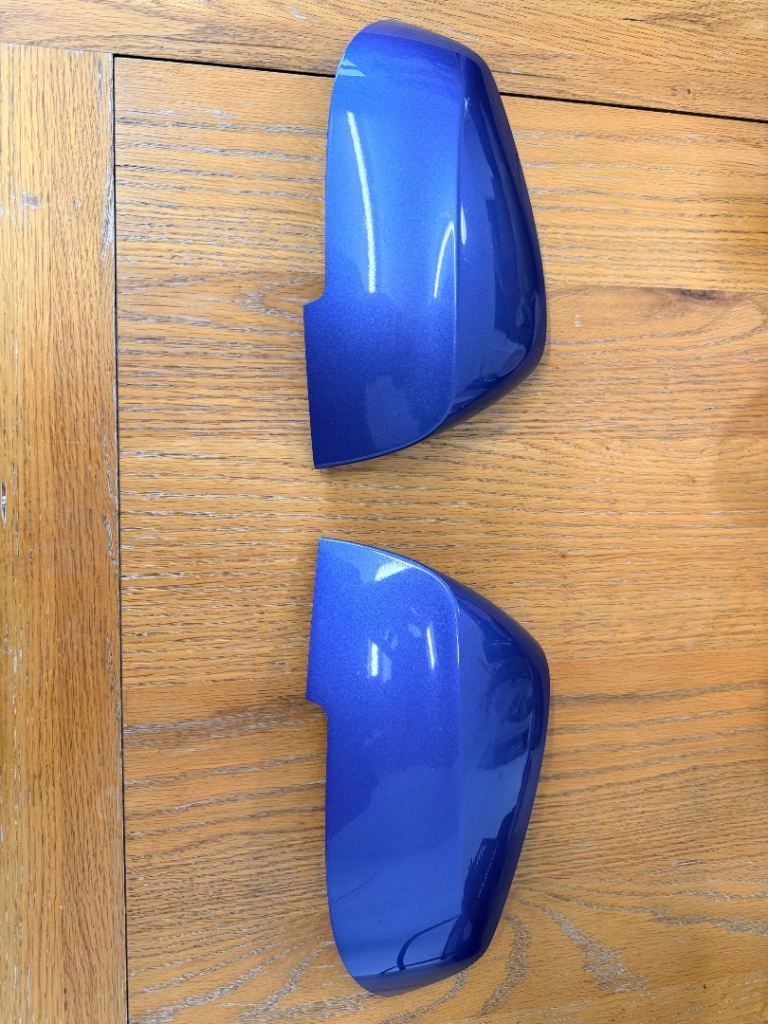 Genuine BMW f30/f31 Wing Mirror Covers in Estoril Blue