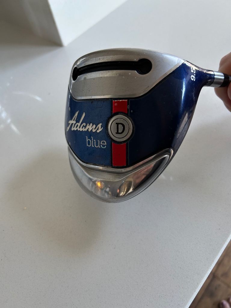 Adams Blue Graphite Mens Right Hand Driver 9.5 Regular - Aldila Slimtech 55