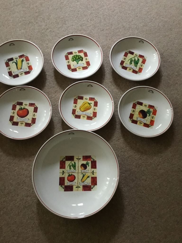 Over and Back tuscan market 7 piece pasta set NEW