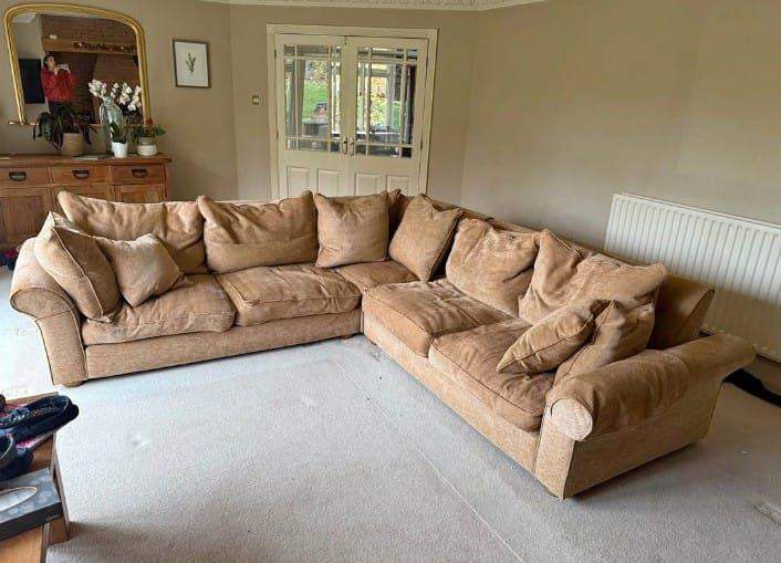 Corner sofa for £155