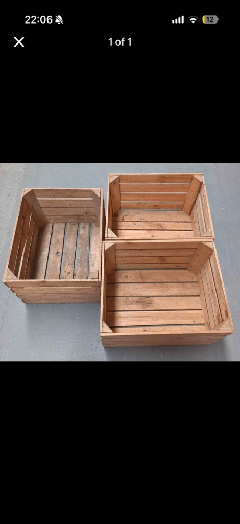 Wooden Crates - WANTED