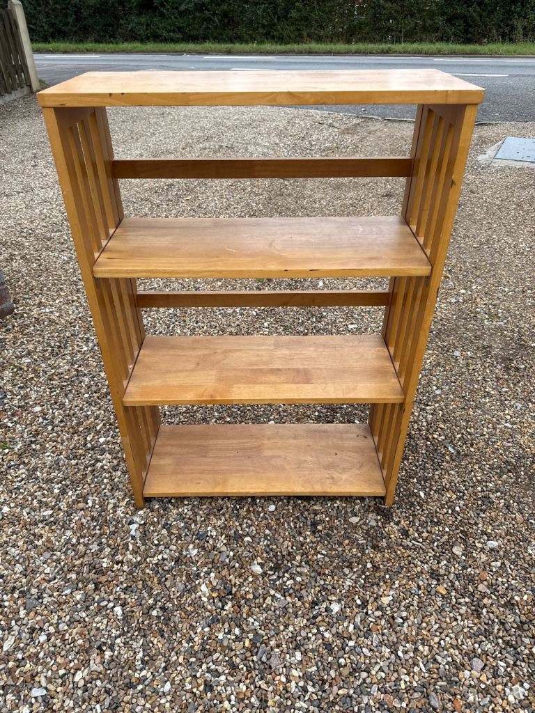 Wooden book shelf