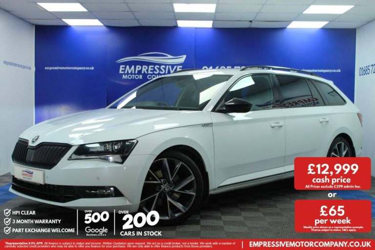 2019 19 SKODA SUPERB 2.0 TDI SPORTLINE ESTATE 5DR DIESEL DSG EURO 6 (S/S) (190 P