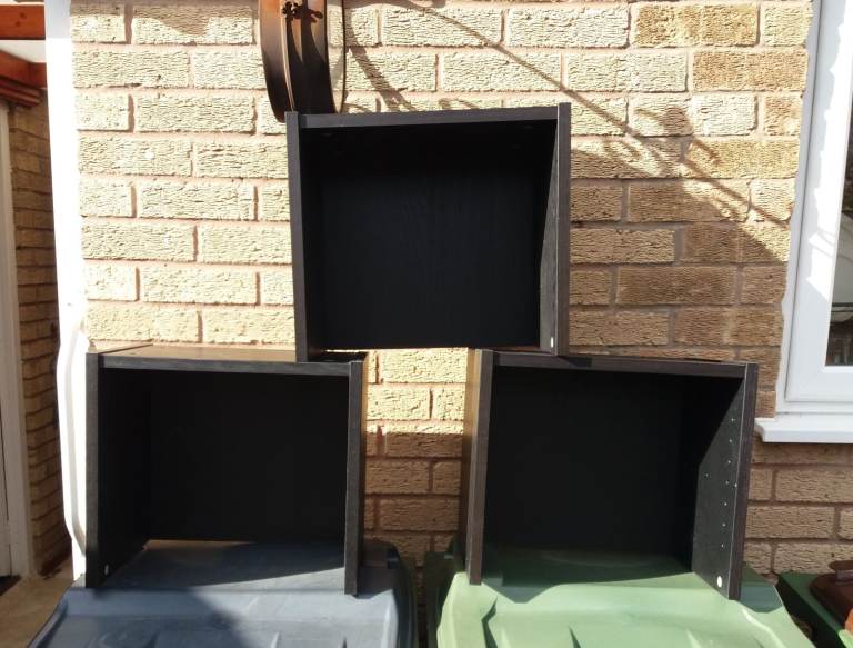 REDUCED 3 x Ikea Billy bookcase height extensions unit (will sell individually)