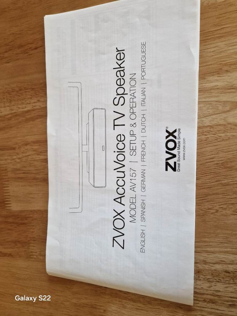 Zvox AV157 soundbar 