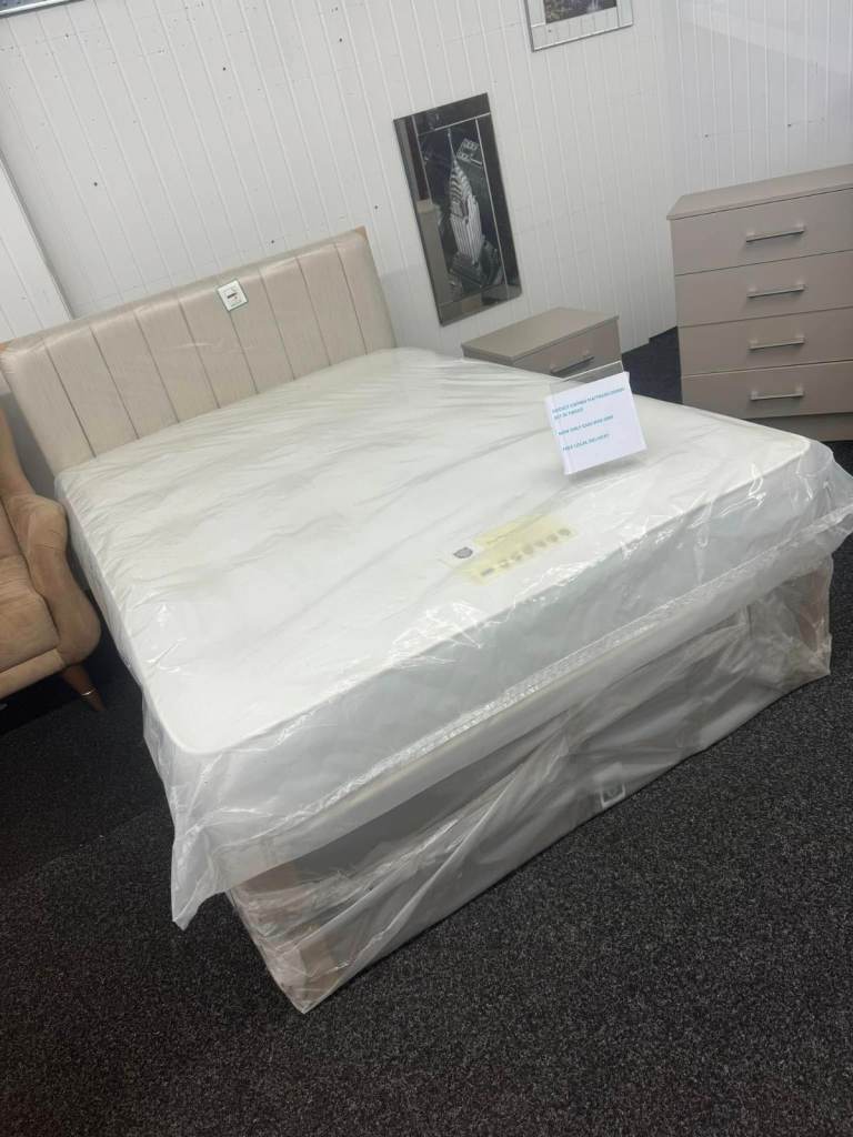 King Size & Super King Size Divan Bed Base With Mattress BRAND NEW Today Delivery order Now 🚚🚛