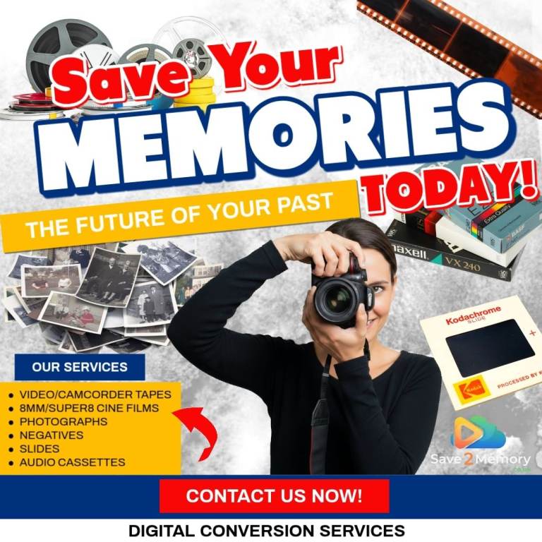 💾 Turn Old Tapes & Photos Into Memories You Can Save Forever
