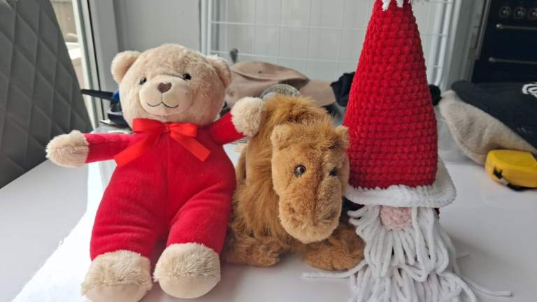 Plush toys, Teddy Bear, Russ Rodney the Brown Camel - children's toys - Set of 3