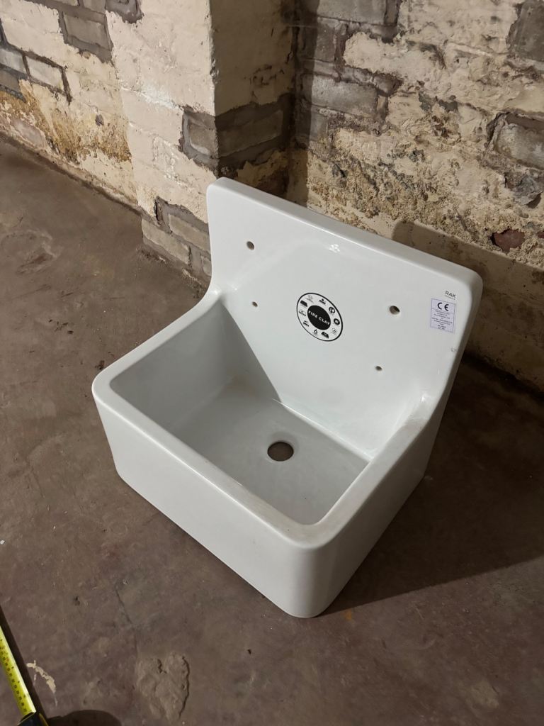 Rak fire clay sink - new 