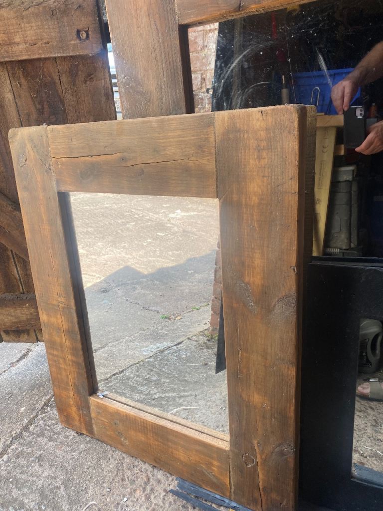Barnwood mirror 