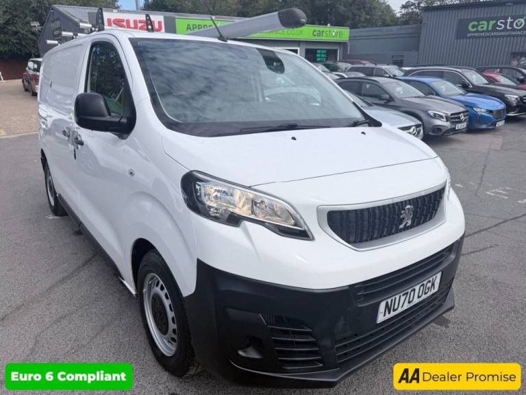 2020 Peugeot Expert White 2.0 BlueHDi 1400 Professional MWB Van, 49,100 miles, Euro 6, 6-Speed  P...
