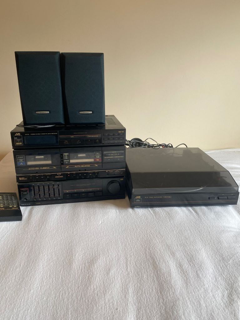 Vintage JVC hi fi system