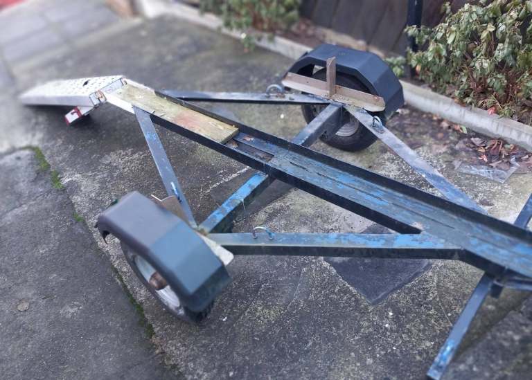 homemade bike trailer