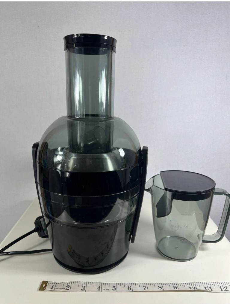 Philips Black Viva Collection HR1855/70 Juicer 800W 2L Black & Jug