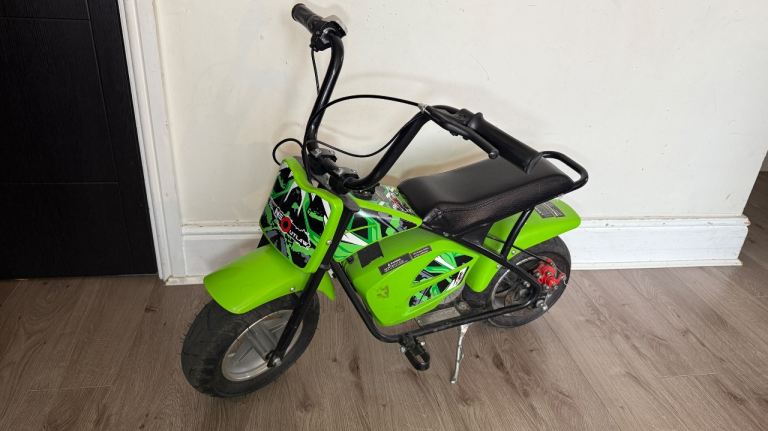 Kids electric motorcycle balance bike.