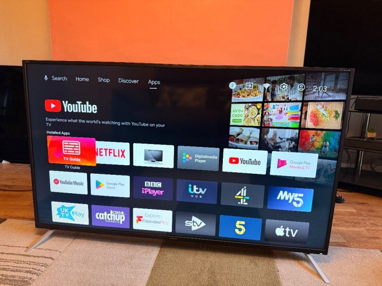 SHARP 50” SMART 4K tv