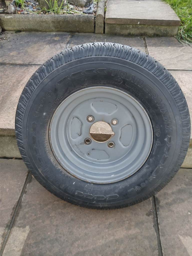 Trailer Wheel never been used .