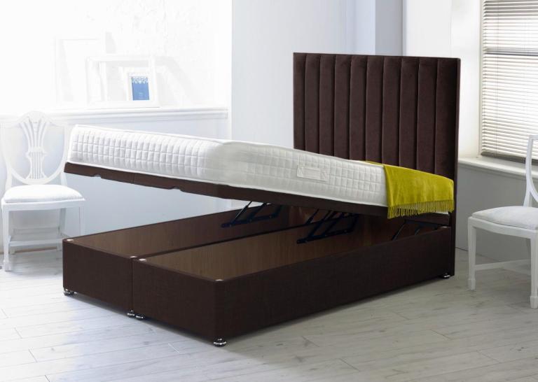 Ottoman bed any colour and sizes available extra for mattress and headboard 