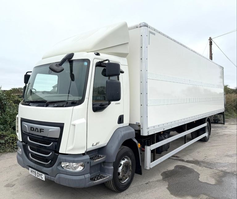 2019 DAF LF55,260 GRP BOX VAN COLUMN TAIL-LIFT 14T EURO-6 IDEAL DRIVING SCHOOL