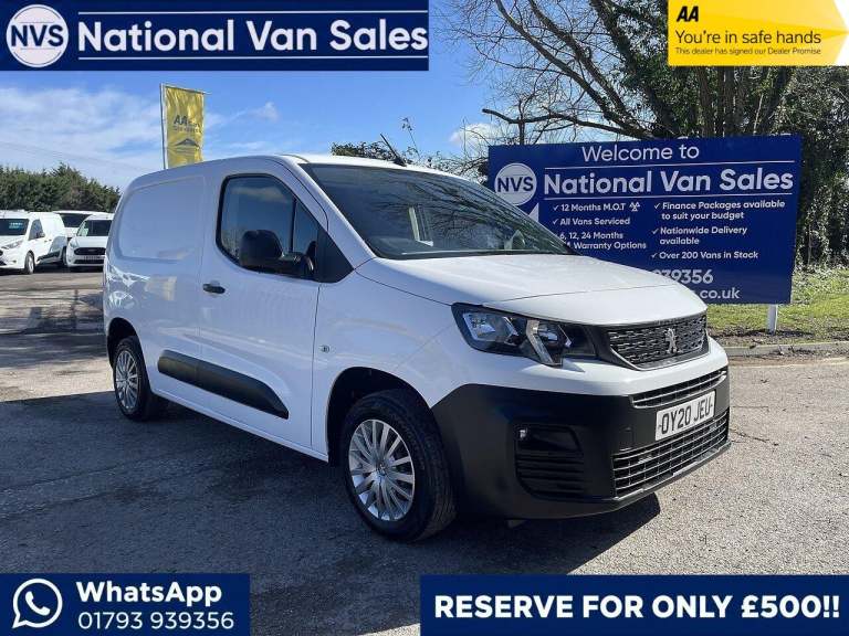 2020 Peugeot Partner 1.5 BlueHDi 650 Professional Standard Panel Van SWB Euro 6 (s/s) 5dr PANEL V...