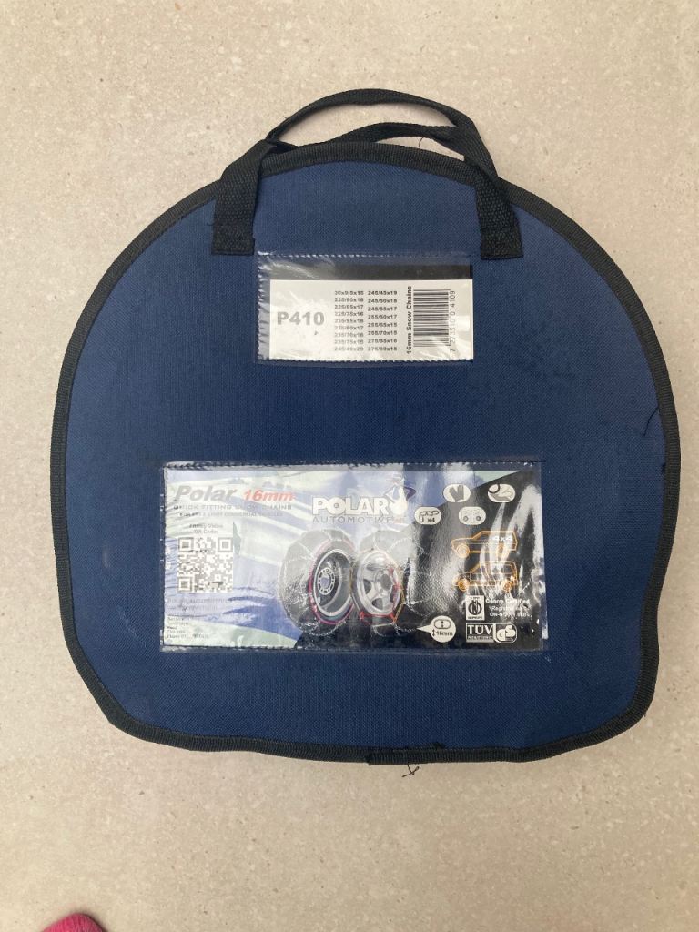 Polar 16mm snow chains for 4x4 SUVs P410 as new never used