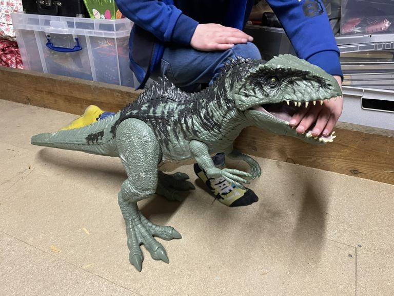 Huge dinosaur toy