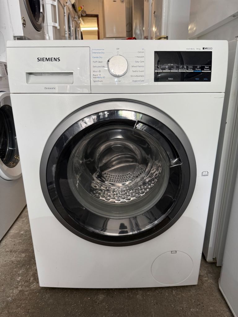 Siemens IQ 500 Digital 7kg 1400 rpm White Washer Dryer With Free Delivery 🚚 