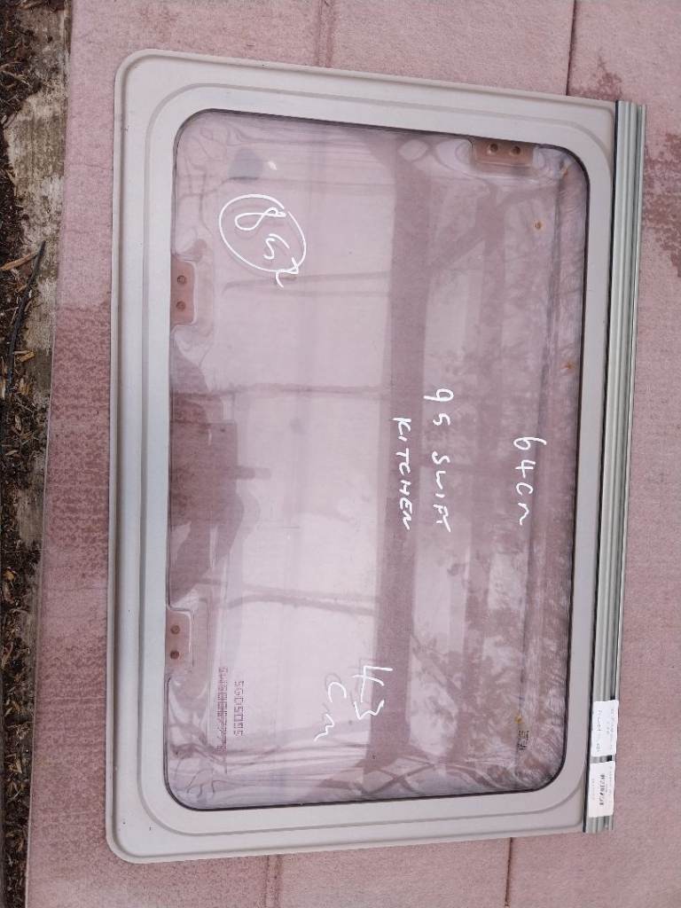 95 swift caravan kitchen window 64 x 43cm