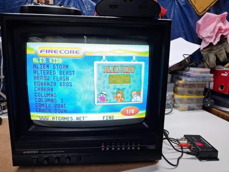 CRT TV Matsui 14'' - Recapped and restored