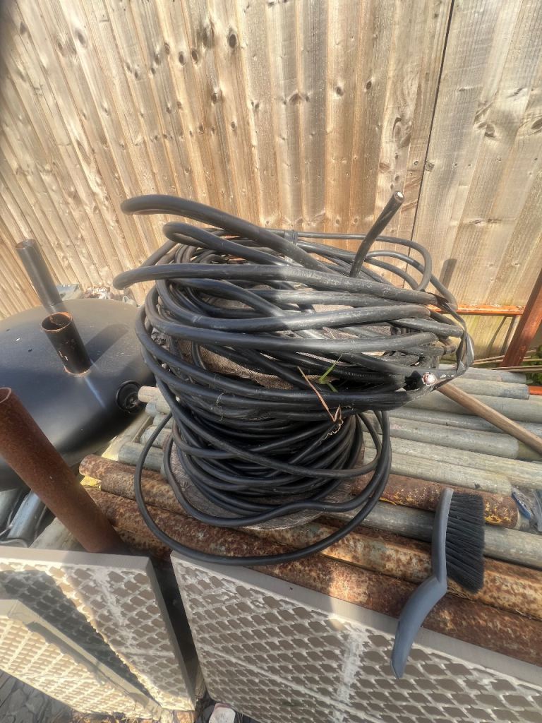 Electric cable copper scrap