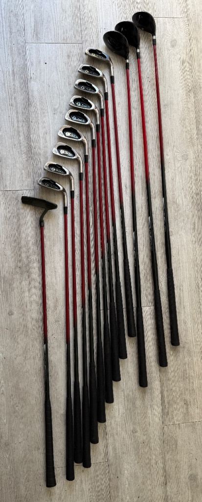 Pinseeker Golf Club Set – Red Shafts, Good Condition