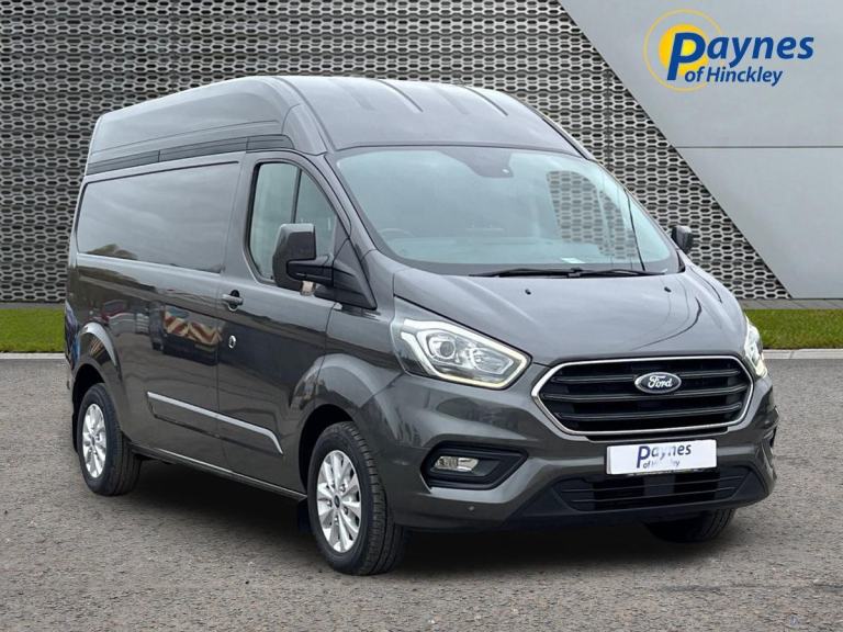2022 Ford Transit Custom Limited 300 LWB High Roof L2H2 in Magnetic Grey FSH