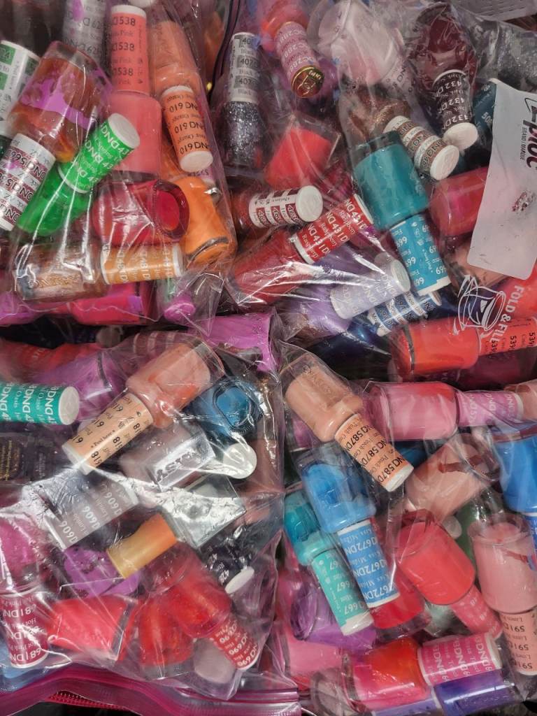 Large Lot of Nail Polish Bottles - Various Colours, Good Condition